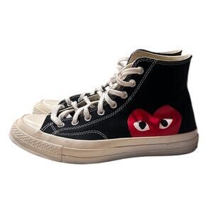 CDG Play x Converse Chuck Taylor 70 High Top Men 9 Women 11